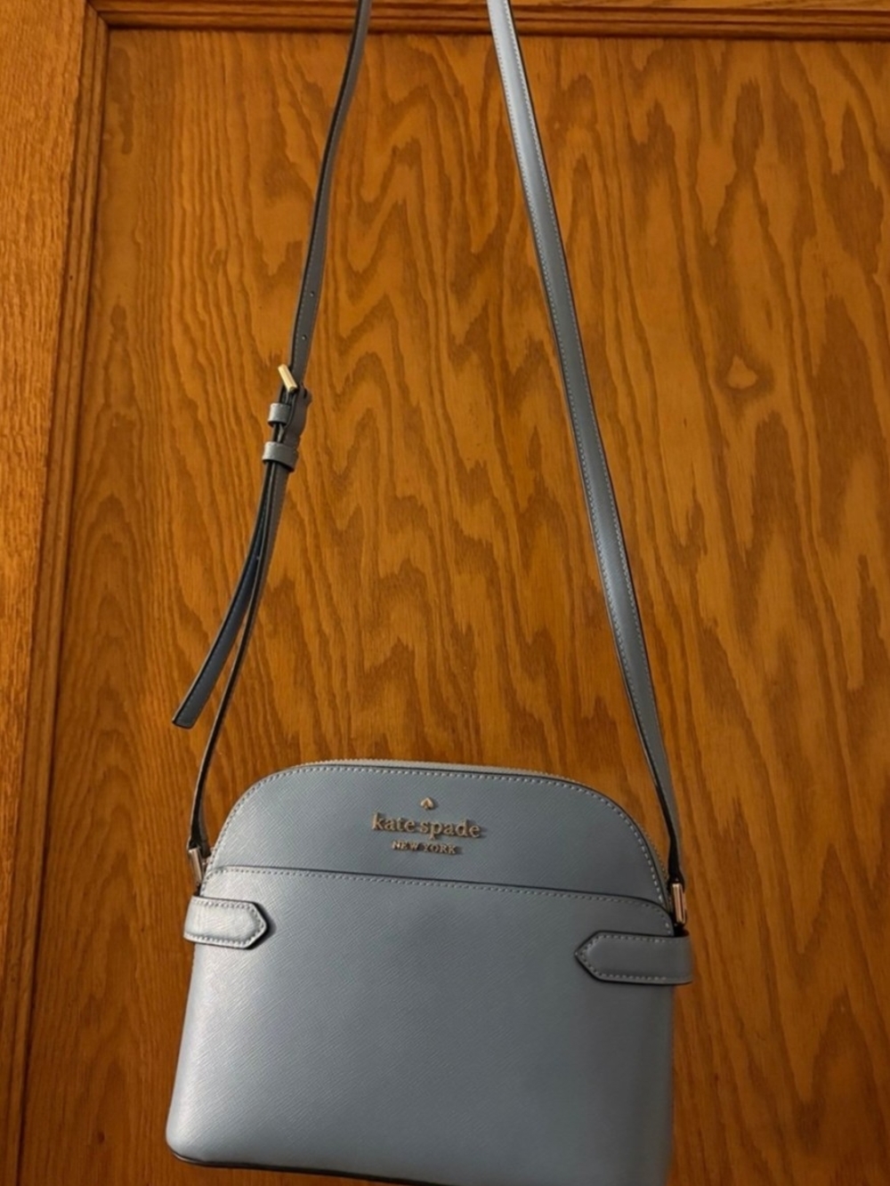 kate spade New York Powder Blue Saffiano Crossbody Bag - Picture 2 of 8